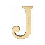 M Marcus Heritage Brass Letter J - Pin Fix 51mm